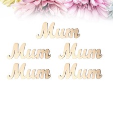 5pcs maman morceau de bois