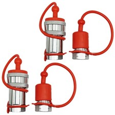 Connecteur cache poussière hydraulique raccord rapide construction en acier au