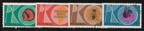 Pologne 1961 yvert - pologne,