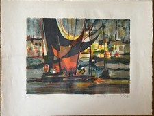 Le Voilier au Port - Marcel