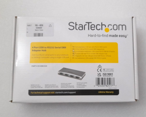 Startech com hub série rs232 - startech.com,