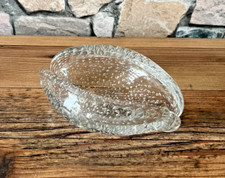 superbe cendrier / vide poche en verre bullé soufflé forme originale BIOT ?