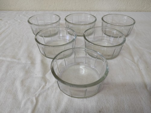 Lot ramequins en verres - de, 6