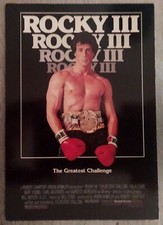 ROCKY III Sylvester Stallone ROCKY 3 carte postale postcard