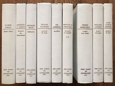 Prix Nobel de littérature  de 1936 à 1956  - 9 livres - Editions ROMBALDI