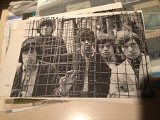 carte Photo rolling stones 1965 festival disque PERPIGNAN 1994 .