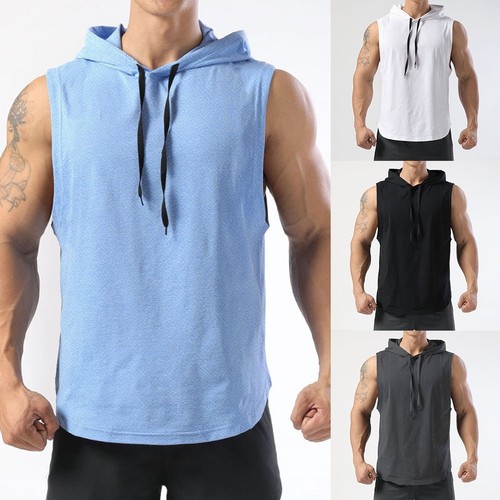 Gilet capuche sans - à,