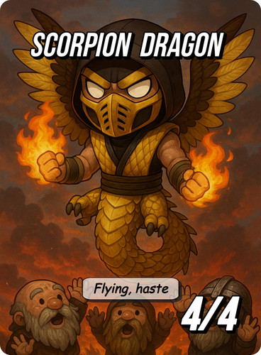 Scorpion dragon 4 flying - scorpion,
