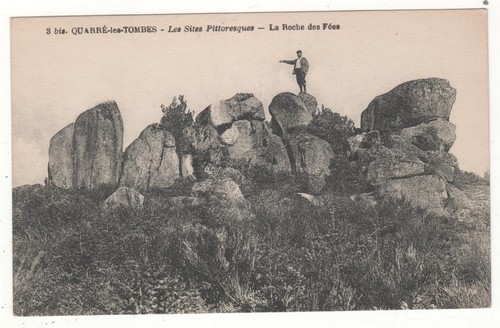 Cpa quarré les tombes - 89,
