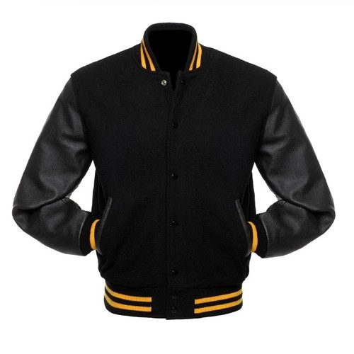 Blouson bomber noir laine - noir,