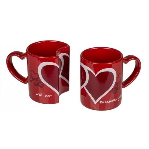 Mug cœurs romantiques - 2,
