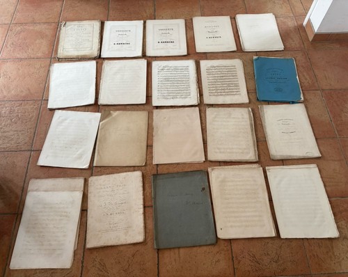 Lot anciennes partitions de - lot,