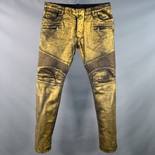 BALMAIN Taille 38 Jean Biker