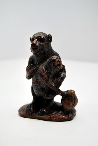 Pierre dure sculptée - pierre, ours