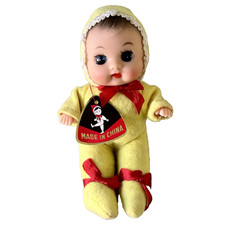 Mini poupée vintage 70s Red China DM787 Révolution Culturelle Chinoise 16cm