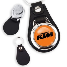 Porte-clés KTM en simili cuir