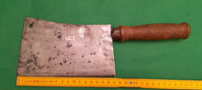 Outil Ancien - feuille de boucher old butcher's knife hachoir viande SGC