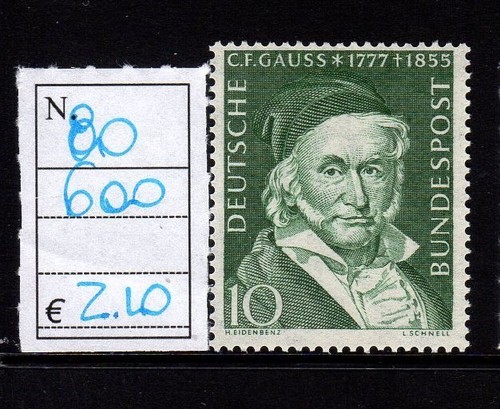 Allemagne fédérale gauss - allemagne,