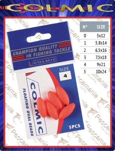 Perles ovales plastique - ovales,