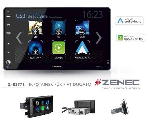 Zenec e3771 din dab - zenec, z-e3771