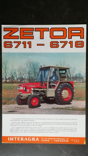 Brochure tracteur zetor - tracteur,