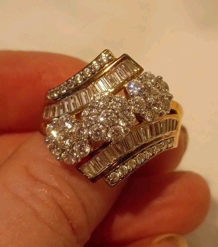 Round baguette ring - ring, 10