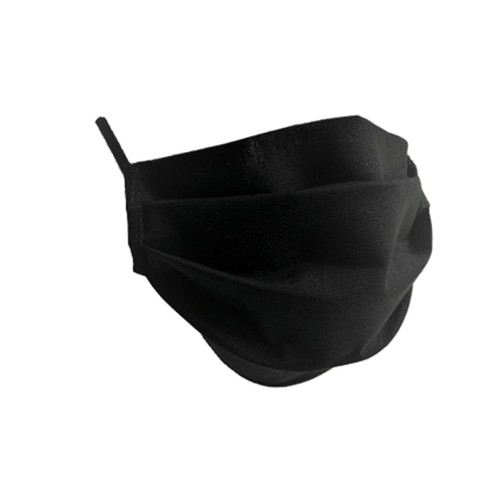 Masque protection noir coton - masque,