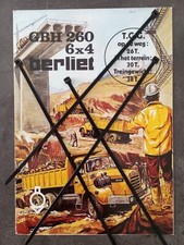Collector brochure Catalogue  camion BERLIET GBH 260  6 x 4 