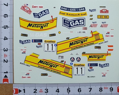 Decals subaru impreza - 1/43, 555