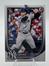2025 Bowman Ben Rice #85 RC