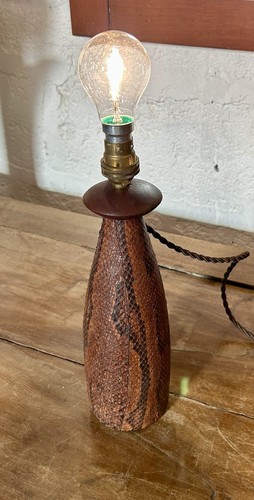 Lampe galuchat effet - lampe,