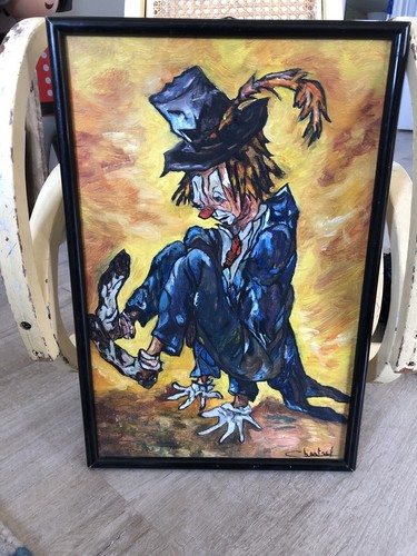 Ancien tableau peinture - tableau,