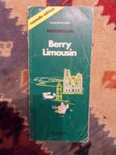 A6/8GUIDE VERT MICHELIN 1987 BERRY LIMOUSIN TRANCHE ET DOS ABIMES