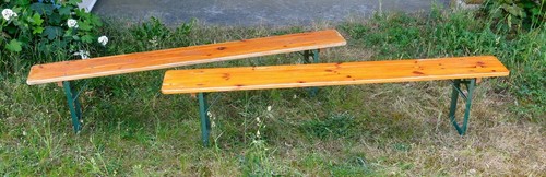 Paire bancs banc ancien - paire,