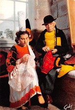 29-FOLKLORE BRETON-BRODEUR ET BRODEUSE-N�4508-D/0203