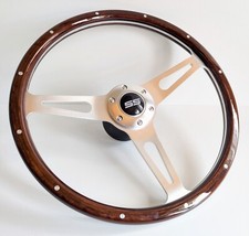 Volant compatible avec Impala Camaro SS bois argent vintage Chevrolet