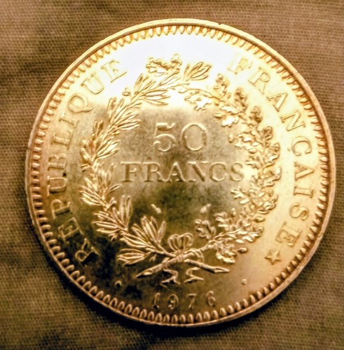 Pièce argent francs 1976 - pièce,