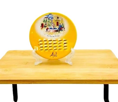 Gratte ail jaune - gratte-ail, céramique