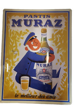 Plaque publicitaire pastis