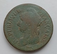 Pièce de Un Décime An 8 BB