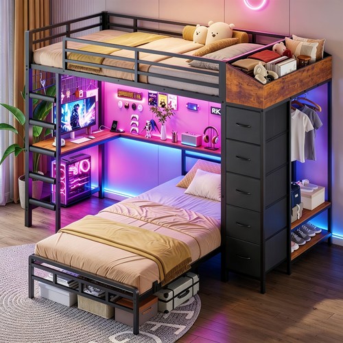 Bunk bed twin - over, with