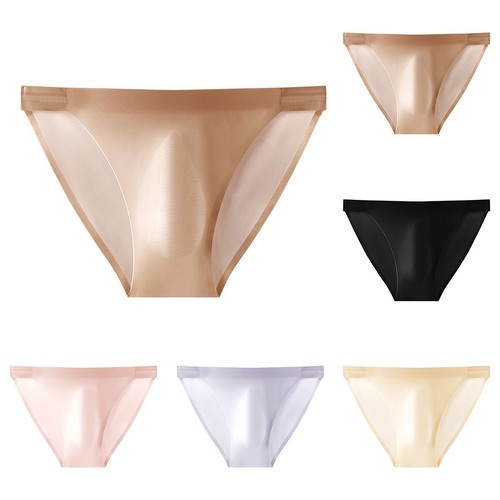 Slip homme soie glacée - , sans