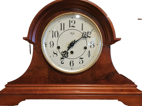 Sligh tambour mantel clock - tambour,