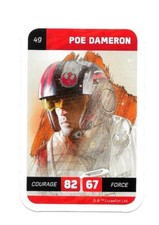 Carte Leclerc Star Wars "Han Solo" N°49 - Poe Dameron (2018)