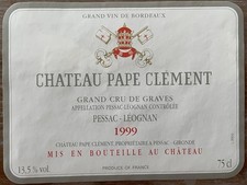 Étiquette Château Pape
