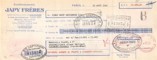 1941 ets japy freres paris - 1941,
