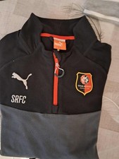 Maillot Sweat STADE RENNAIS RENNES football shirt PUMA training noir gris rouge