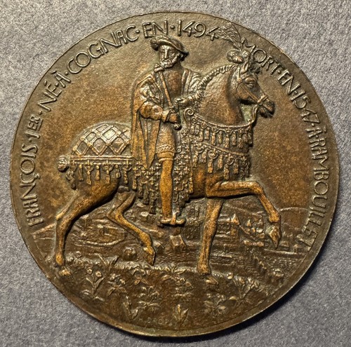 Médaille française françois - médaille,