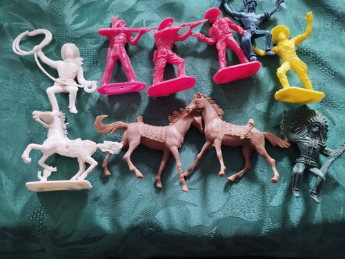 Lot cowboy et indien - 10,