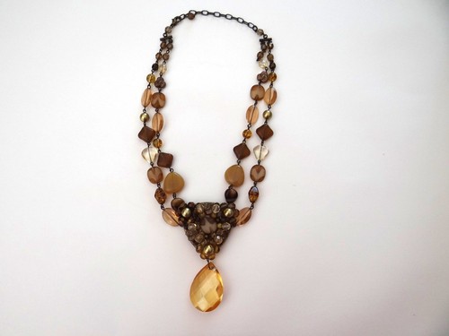 Collier vintage avec perles - , et